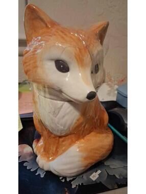 Fox Cookie Jar Better Homes & Gardens Heritage Collection Earthenware